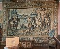 Salon doré- Tapisserie représentant une scène de chasse avec François 1er