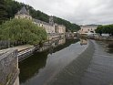Vue générale de Brantôme au bord du canal de la Dronne