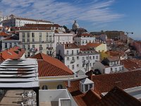Depuis le mirador de Santa luzia : vue sur le monastère St Vincent de Fora