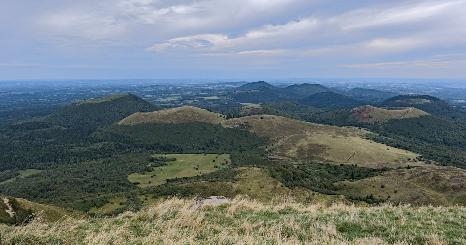 La chaîne des Puys vers le nord