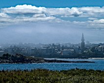 Roscoff vue du jardin botanique