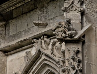 La façade nord, détail