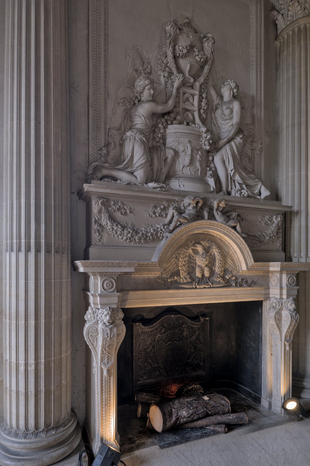 Salle à manger du Comte d'Artois - Cheminée