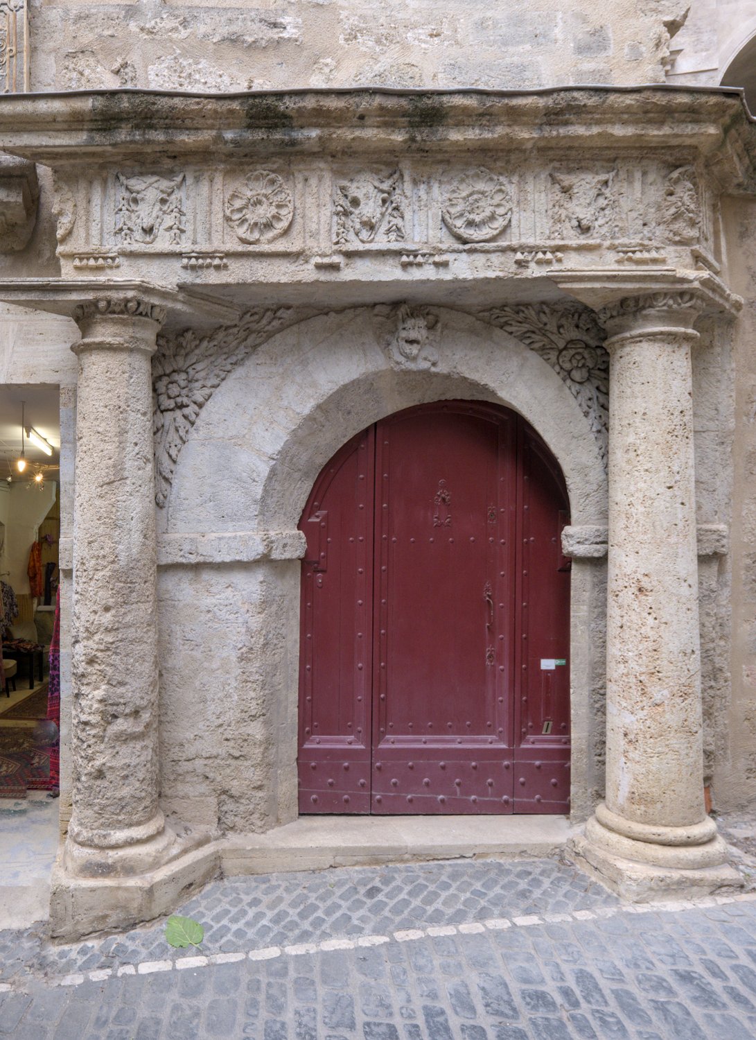 Porte Biaise de l'hôtel d'Agde de Fondousse (XVIème siècle)