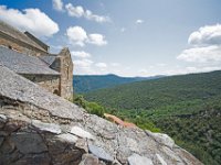 toitures du prieuré vues de la salle capitulaire