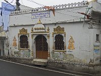 Maison décorée de vaches à Udaipur : vache