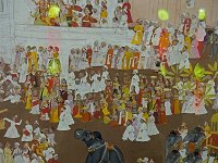 Dilkush Mahal- Chitran ki Burj - miniature (détail)