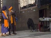 Scène photographiée dans la rue à Delhi