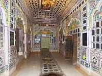 Salle des miroirs (Sheesh Mahal)  Vraisemblablement un temple privé à l'époques