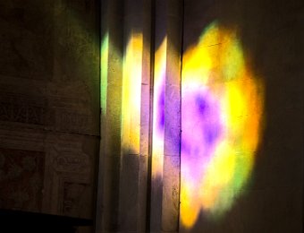 Reflet de vitrail