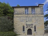 La façade de la chapelle du château