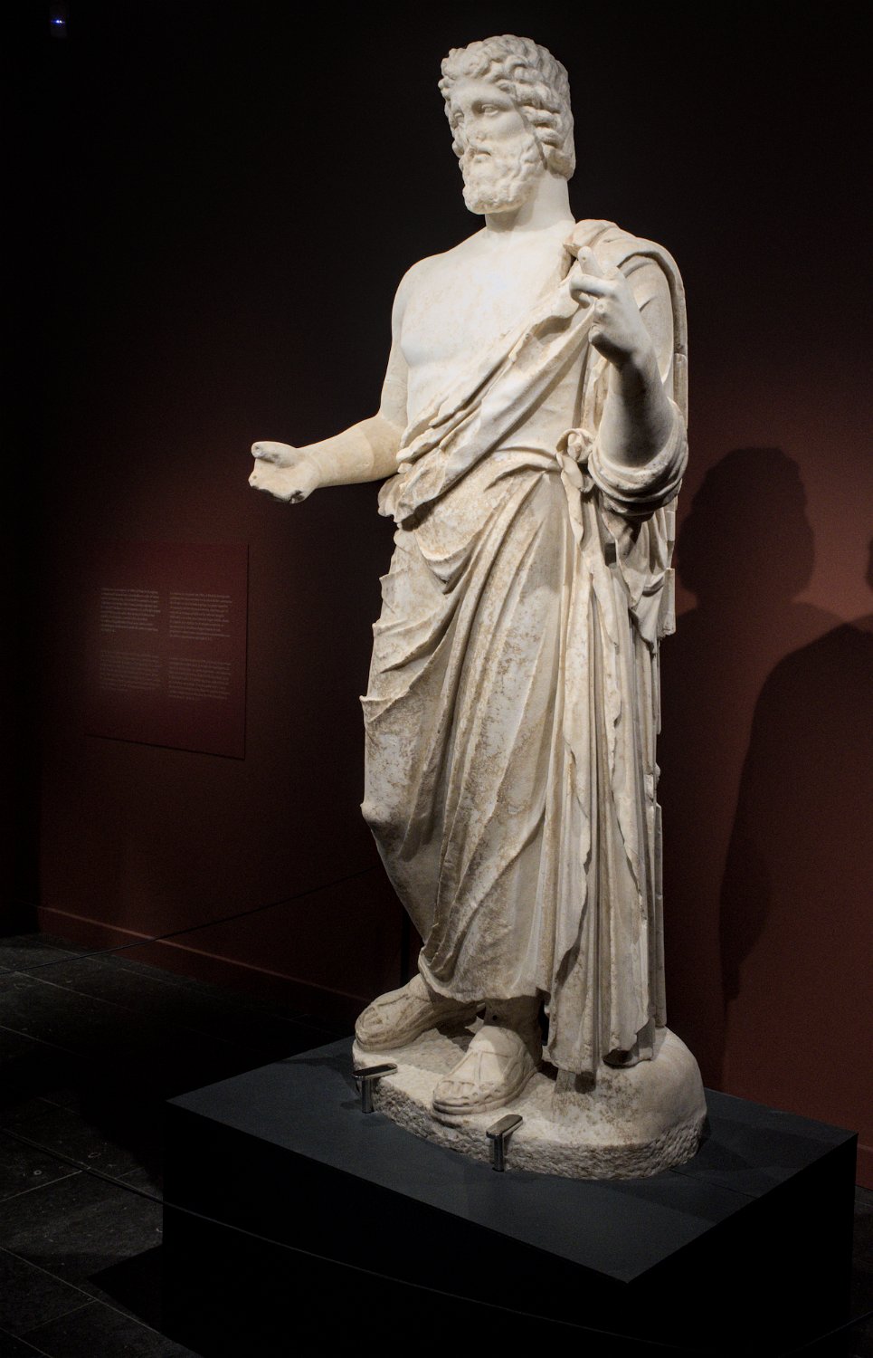 Dieu Asklepios, sculpture grecque