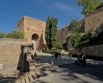 Alhambra - parvis de la porte de la Justice