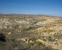Désert de Tabernas - Passage de l'autoroute