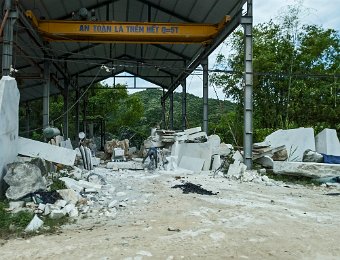 Atelier de travail du marbre