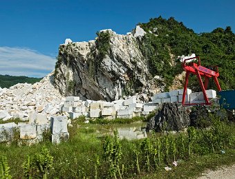 Exploitation du marbre
