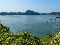 La baie d'Han La vue du sommet de l'ile aux singes