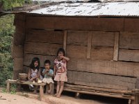 Des enfants d'une tribu montagnarde au nord de Chiang Mai